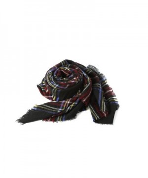 Spring Fever Checked Tartan Shawl in Fashion Scarves