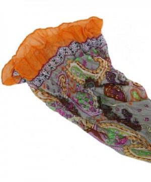 Paisley Floral Colorful Orange Bucasi