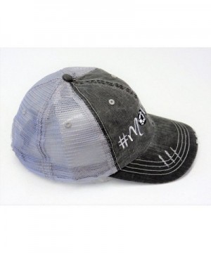 Embroidered Sports momlife Distressed Trucker