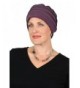 Fleece Hat for Women Cancer Headwear Turban Beanie winter Lightweight Chemo Cap - Plum - C0187EZXRUK