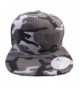Premium Plain Solid Flat Bill Snapback Hat - Adult Sized Baseball Cap - Urban Camo - C8183N76ECW