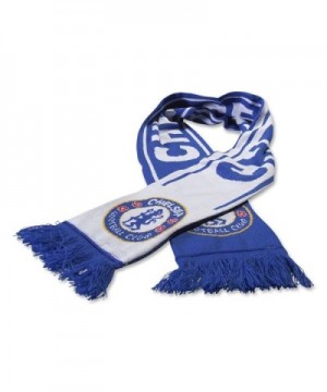 Chelsea FC Woven Winter Scarf (Reflux Blue/White) - CR11P6LXV3D