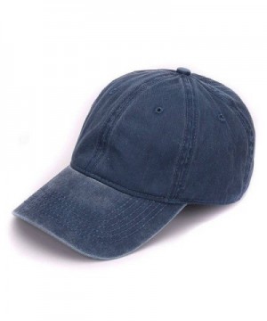 AKIZON Washed Vintage Adjustable Baseball - Navy - CK183CMCQIM