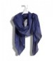 HaloVa Women's Scarf- Pure Color Cotton Hemp Silk scarf- Winter Autumn Long Scarf - Navy Blue - C318947I9OQ