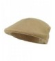 Mens Knitted Polyester Ivy Ascot Newsboy Hat Cap Khaki Tan - CJ115W07SXH