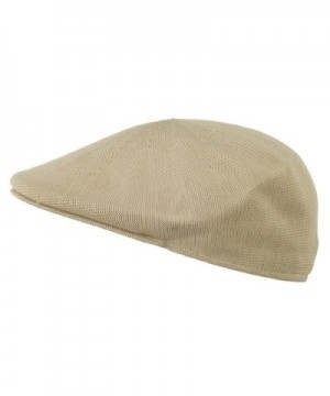 Knitted Polyester Ascot Newsboy Cap in Men's Newsboy Caps