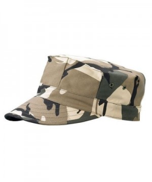 Camo Twill Cadet Army Hat - Safari - CV119AGJK61