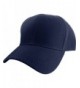 DealStock Plain Fitted Sized Curved Visor Baseball Cap (15+ Colors 9 Sizes) - Navy - C411VZ25Y1J