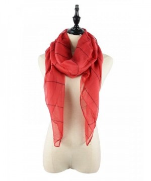 Trendy Scarfs Pashmina Checked Blanket