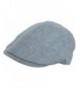 Linen Blend Ivy Hat Pub Cap Modified 5 Point Driver Newsboy Broner - Slate Blue - CV11ZUFSJ1J