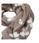 Premium Elegant Floral Embroidered Scarf in Fashion Scarves