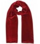 Red Long Velvet Evening Scarf