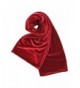 Red Long Velvet Evening Scarf in Fashion Scarves