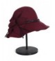 Fanny Floral Cloche Winter Claret