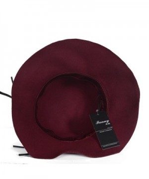 Fanny Floral Cloche Winter Claret in Women's Bucket Hats