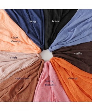 Natural Cotton Lightweight Scarves Women in Fashion Scarves