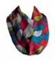 Etwoa's Colorful Wavy Print Infinity Scarf Circle Loop Scarf - CP17YZIIYDO