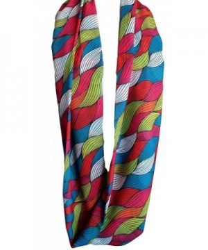 Etwoas Colorful Print Infinity Circle in Fashion Scarves