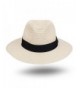 JOOWEN Women Panama Fedora Natural