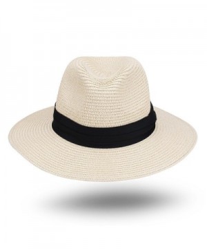 JOOWEN Women Panama Fedora Natural