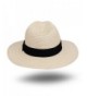 JOOWEN Women Panama Fedora Natural in Women's Fedoras