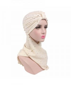Qhome Fashion Sequined Sleeping Turbante in Fashion Scarves