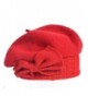 VECRY French Floral Beanie Bow Red