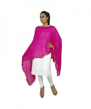 Indian Dupatta Chiffon Chunni Tassel in Fashion Scarves