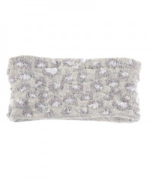 Winter Leopard Fleece Headband Warmer