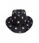 Western Style Shapeable Cowboy Hat - Usa- Patriotic Stars Black - CT12I6R8OIP