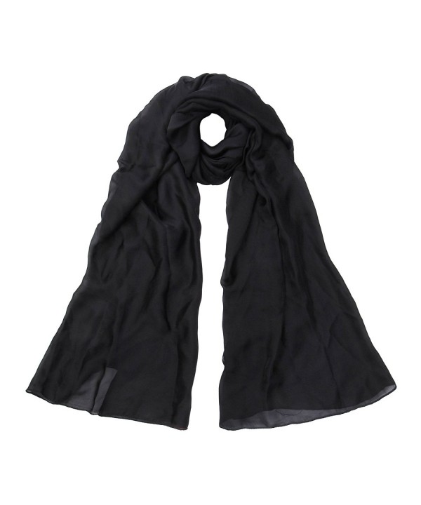 Premium Large Silky Plain Satin Oblong Scarf Wrap Different Colors ...