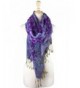 Paskmlna Reversible Paisley Pashmina Shawl Wrap Elegant Colors - 26violet - CE11V0SCRA3