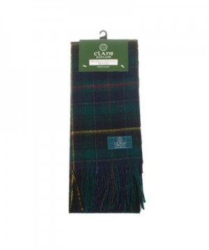 Clans Of Scotland Pure New Wool Scottish Tartan Scarf Macinnes Hunting (One Size) - CW123BWK2HV