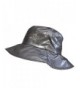 TOUTACOO Wide-Brimmed Vinyl Rain Hat - Grey - CQ11UYFK3VT