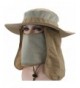 Outdoor Sport 360&deg Quick-Drying UV50+ Protection Fishing Cap With Removable Sun Shield - Khaki - CJ184C85DLC