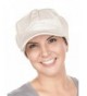 Turban Plus Womens Cotton newsboy Fitted Summer Chemo Hat- Stretch Band For Cancer Hair Loss - 11- Stone Beige - CX11K4JEUUP