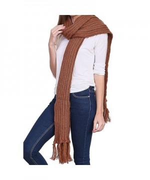 Womens Winter Extra Stripe Fringed