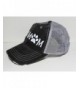 White Glitter Grey Trucker Baseball