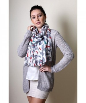 Womens Colorful Tweet Print Primavera in Fashion Scarves