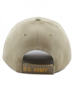 HAT DEPOT Official Licensed Army Khaki in Men's Baseball Caps