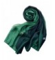 SNUG STAR Cotton Silk Scarf Elegant Soft Wraps Color Shade Scarves for Women - Dark Green - CM12N5R9SJE