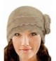 Dahlia Womens Flower Laciness Beanie in Women's Skullies & Beanies