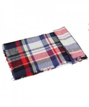 Achillea Oversized Tartan Checked Blanket in Wraps & Pashminas