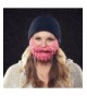 Beardo Attached Beard Black Pink in Women's Skullies & Beanies