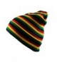 Men's Rasta Multi Long Beanie - C312291MQQZ