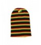 Mens Rasta Multi Long Beanie