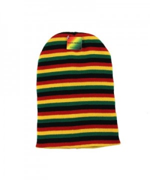 Mens Rasta Multi Long Beanie