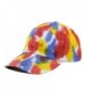 The Hat Depot Unisex 100% Cotton Tie Dye Low Profile Washed Baseball Cap - D - C412FT0G1HX