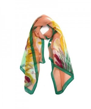 Elaco Scarves Chiffon Daffodils Women