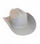 100% Wool Felt Cattleman Cowboy Hat - Grey Silverbelly - CV12BDG80JJ
